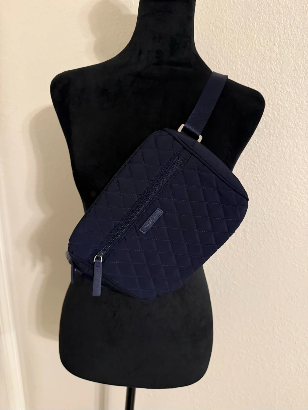 Vera Bradley Navy Quilted Crossbody Bag
